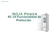 RC-10 Funcionalidad de Protección. RC10 Precisión de Protección Valor MedidoPrecisionRango Arranque de Sobrecorriente de Fase +/-1.0% or +/- 1A0 – 800.