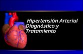 Hipertensión Arterial Diagnóstico y Tratamiento. La presión sanguínea Es la presión que la sangre circulante ejerce en la pared vascular. El nivel de.
