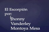 { El Escorpión por: Jhonny Vanderley Montoya Mesa.