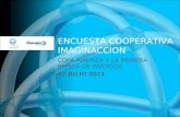 ENCUESTA COOPERATIVA IMAGINACCION COPA AMÉRICA Y LA PRIMERA RONDA DE PARTIDOS 07 JULIO 2011.