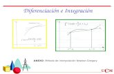 U C M Diferenciación e Integración ANEXO: Método de interpolación Newton-Gregory.