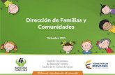 Dirección de Familias y Comunidades Diciembre 2015.