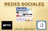 ¿Existe adicción?.  Las primeras redes sociales surgieron en 1997. Empezó con SixDegrees.com.  De 1997 a 2001, AsianAvenue, Blackplanet y MiGente