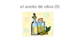 El aceite de oliva (S). el agua mineral (F) las bebidas (F)
