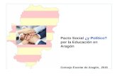 Pacto Social ¿y Político? por la Educación en Aragón Consejo Escolar de Aragón, 2016.