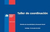 Taller de coordinación División de Asociatividad y Economía Social Santiago, 01 de junio de 2015.