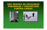 USO SEGURO DE ESCALERAS PORTÁTILES Y PROTECCIÓN CONTRA CAÍDAS 1.