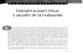 Consideraciones Eticas y Sociales de La Evaluacion Psicologica