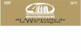 Cronograma Actividades 40 Aniversario FES Aragon feb-may 2016