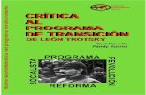 Critica Al Programa de Transicion de Trotsky