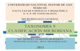Taxonomia y Clasificación Microbiana