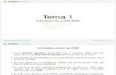 Tema 1 - Introducción a IOS SDK