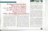 Desarrollo de Productos Agrarios No Tradicionales Mexico