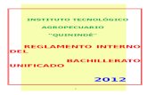 Reglamento Interno Itaq - Bach. Unif. 2012