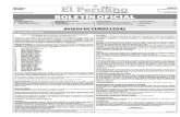 Diario Oficial El Peruano, Edición 9241. 15 de febrero de 2016