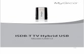 MyGica ISDB-T TV Hybrid USB User Manual