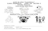 Maraton evaluación intermedia