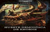 Codex Khorne Daemonkin 7th (Resumen Español)