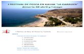 I Festival de Pesca en Kayak "La Garrofa"
