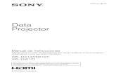 Proyector Manual SONY