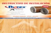 29 Prodex Rustic Manual de Instalacion