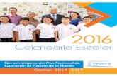 Calendario escolar 2016