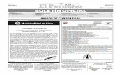 Diario Oficial El Peruano, Edición 9207. 12 de enero de 2016