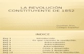 La Revolución Constituyente de 1852