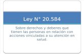3.- Ley N° 20584
