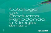 Catalogo Periodoncia y Cirugia Coa 14-15