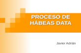 Der.proc.Consti- Habeas Data
