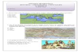 prueba semestral historia y geografia 3º  Básico