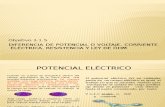3.1.5 Diferencia de Potencial o Voltaje, Corriente Eléctrica