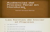 Audiencias del Proceso Penal en Honduras.pptx