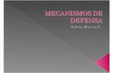 MECANISMOS de DEFENSA Ejemplos en Pruebas Proyectivas (1)