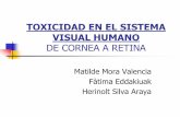 Toxicidad en El Sistema Visual Humano