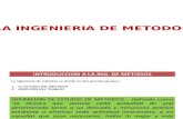 Ingeniería de Métodos: Tema 1