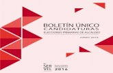 Boletin Unico Primarias 2016