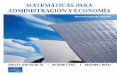 Matemáticas Para Administración y Economía