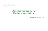 Axiologia y Educacion BITACORA