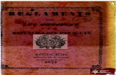Reglamento para los Consules de la República del Paraguay Asunción año 1871 Imp. del *El Pueblo*
