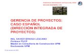 Gerencia de Proyectos Caso Español
