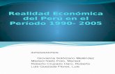 Realidad Económica en El Perú en El Período 1990 2000