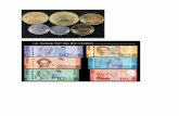 Monedas y billetes cr
