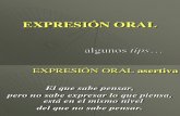 TIPS de Expresión Oral