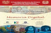 Memorias 1er Congreso Chiapas y Los Estudios Culturales