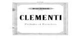 Clementi Preludios y Ejercicios