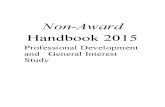 Coe Non Award 2015 Handbook