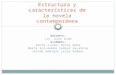Estructura y Características de La Novela Contemporánea