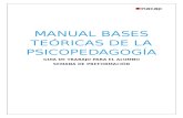 Manual Bases Teóricas de La Psicopedagogía